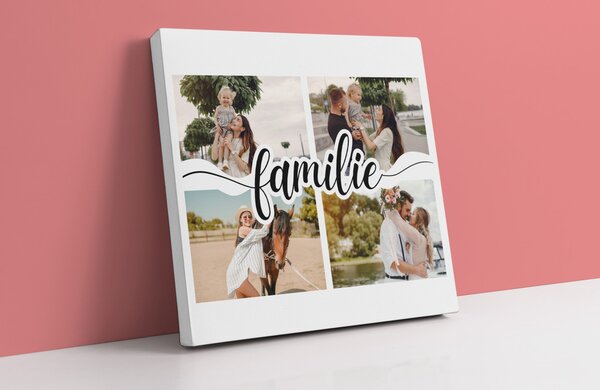 Tablou canvas personalizat - Familie 4 poze