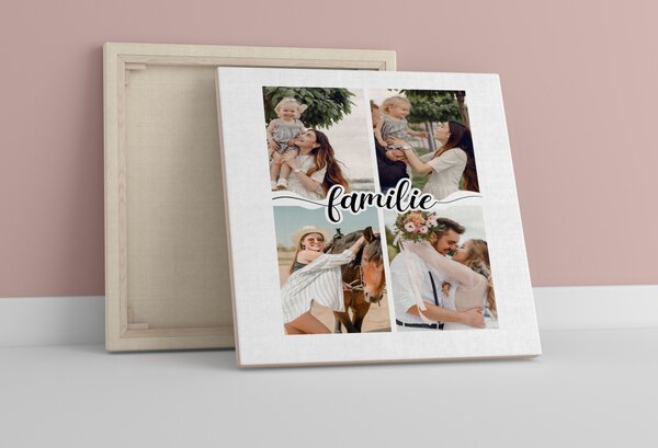 Tablou canvas personalizat - Familie 4 poze