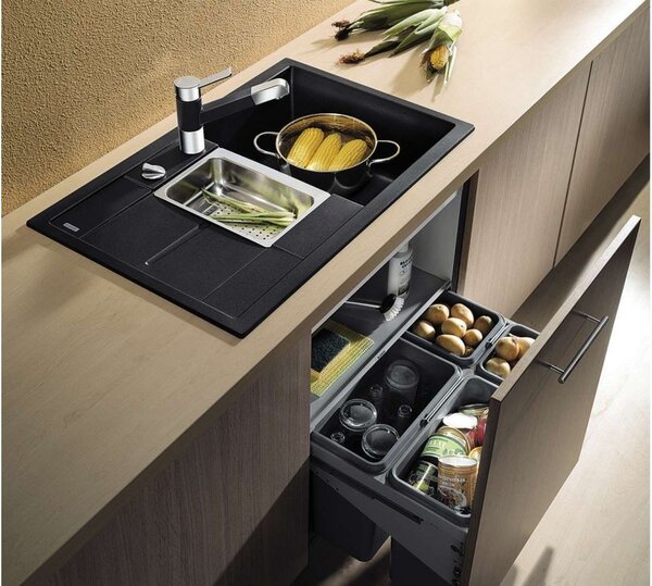 Blanco Metra 6 S Compact chiuvetă din granit 78x50 cm negru 525925