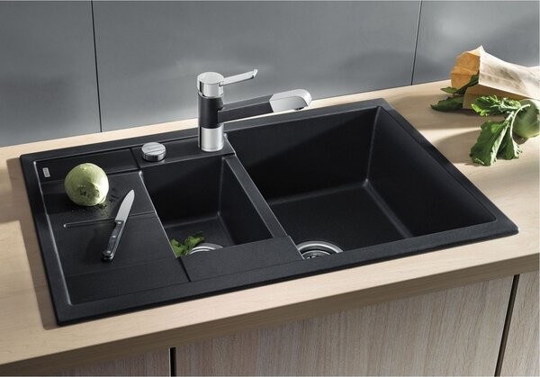 Blanco Metra 6 S Compact chiuvetă din granit 78x50 cm negru 525925