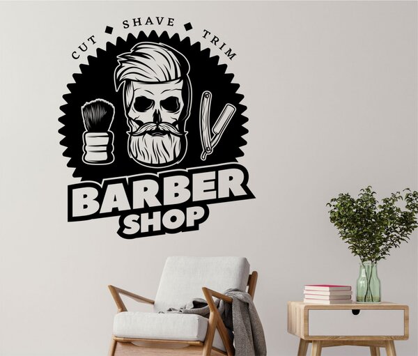 Frizerie - sticker perete