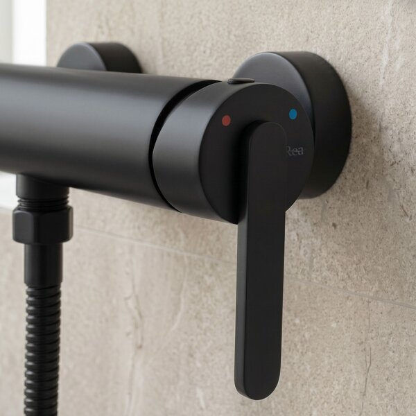 Baterie pentru cadă REA Ontario Side Black