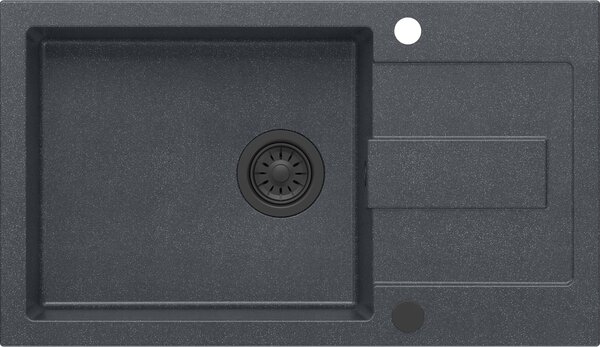 Quadron Christian chiuveta graniteq 78x45 cm negru HCQC57845CZK_PC