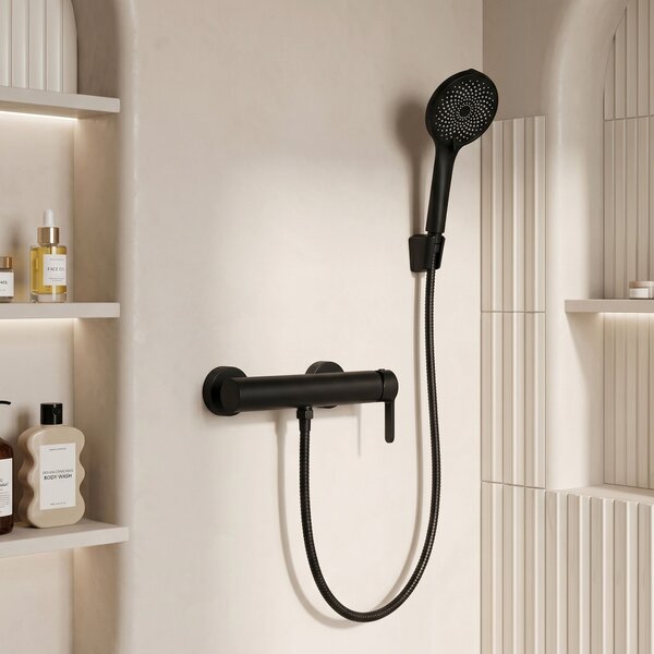 Baterie pentru cadă REA Ontario Side Black