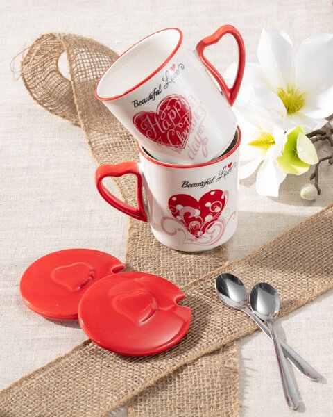 Set de căni Beautiful Love I 350ml