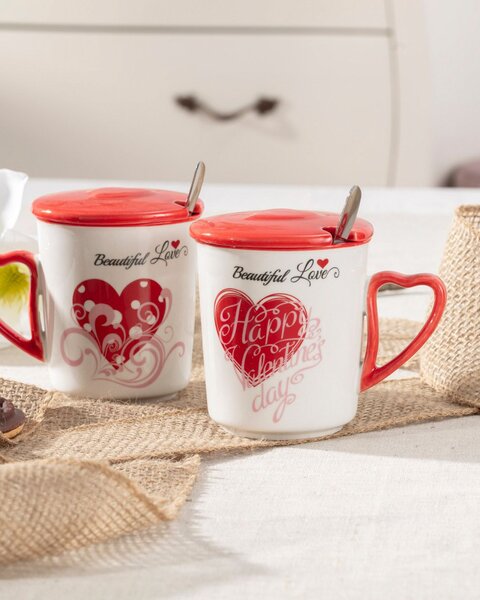 Set de căni Beautiful Love I 350ml