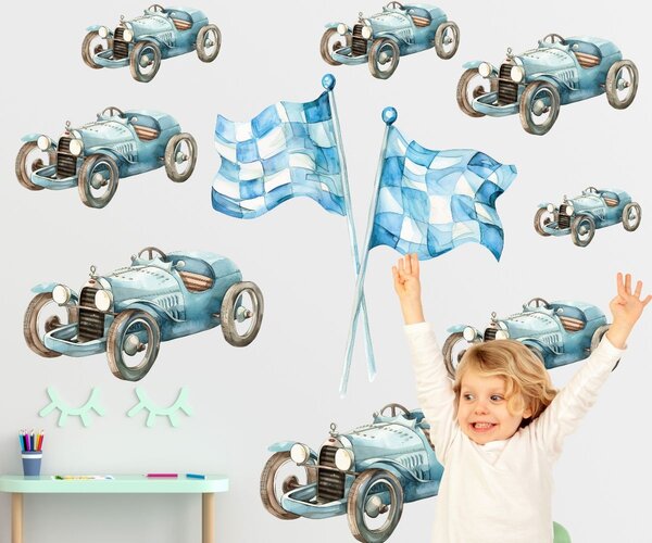 Sticker pentru copii - Set cu masini | FAVI.ro