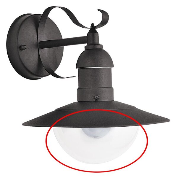 Brilagi - Abajur de rezervă pentru corpul de iluminat MOLDE E27, transparent