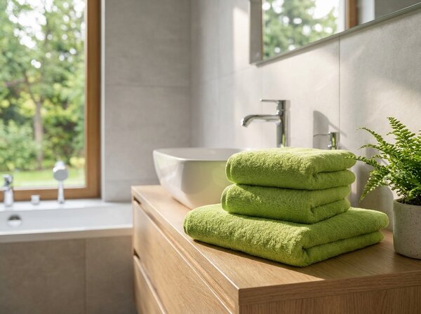 Prosop NORIELLE 70x140 cm verde, 100% bumbac