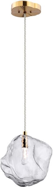 Zuma Line Rock lampă suspendată 1x40 W transparent-auriu P0488-01B-U8AC