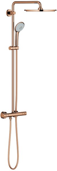 Grohe Euphoria set de duș perete cu termostat cu duș de ploaie Warm Sunset 26075DA0