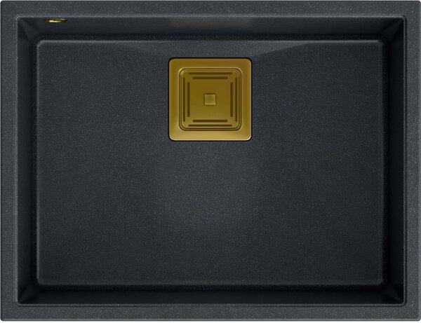 Quadron David cuvă suspendată 55x42 cm negru HQD5542U8-G1
