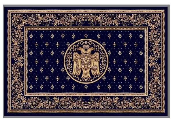 Covor vultur bicefal albastru 100-001 dreptunghi Selectează mărime: 100 X 200