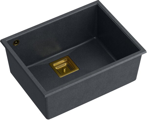 Quadron David cuvă suspendată 55x42 cm negru HQD5542U8-G1