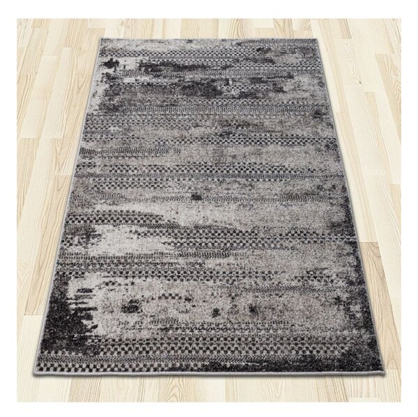 Covor Phoenix model vintage gri-negru 3003-244 Selectează mărime: 060 X 110