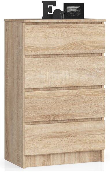 Comodă cu sertare Keanu K60 4SZ (stejar sonoma). Promo -20%. 1151926