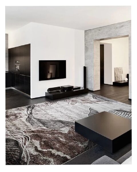 Covor Phoenix design abstract maro-bej 5034-744 Selectează mărime: 120 X 170