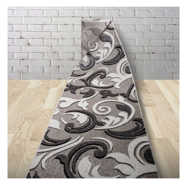 Traversa Phoenix model floral gri-alb 3014-244 Selectează lătime: 060 X