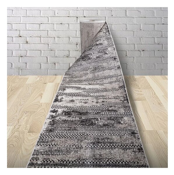 Traversa Phoenix design rustic-vintage gri-negru 3003-244 Selectează lătime: 060 X