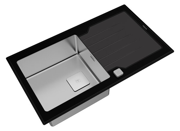 Teka Diamond chiuveta din otel 86x51 cm negru 115100011
