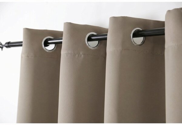Draperie bej OXFORD 140x250 cm Agatat: Inele metalice