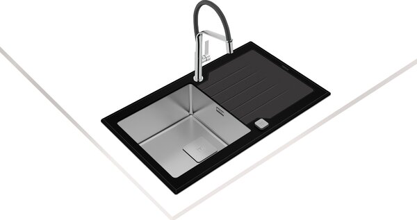 Teka Diamond chiuveta din otel 86x51 cm negru 115100011