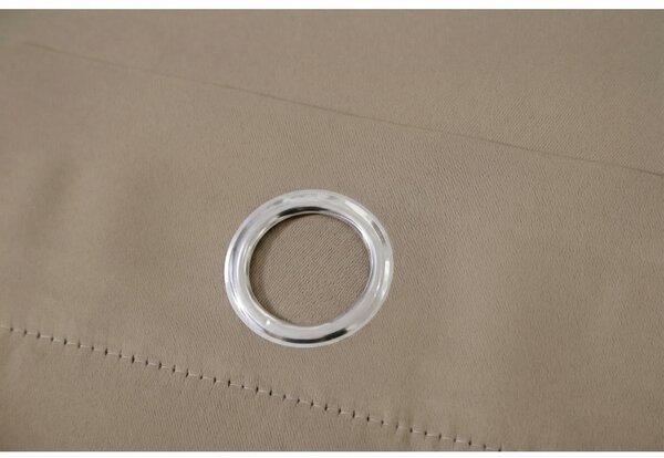 Draperie bej OXFORD 140x250 cm Agatat: Inele metalice