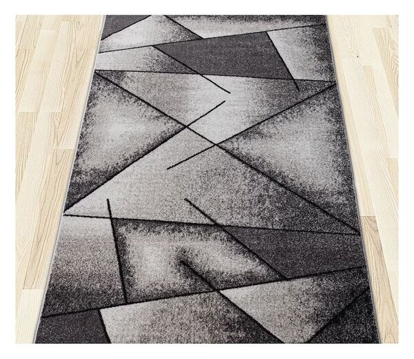 Traversa Phoenix design geometric gri-negru 3016-244 Selectează lătime: 150 X