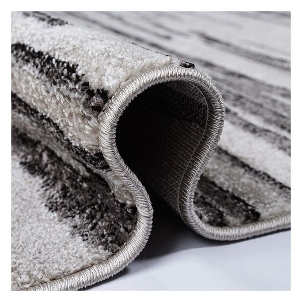Covor Phoenix design abstract gri-negru 3013-244 Selectează mărime: 060 X 110