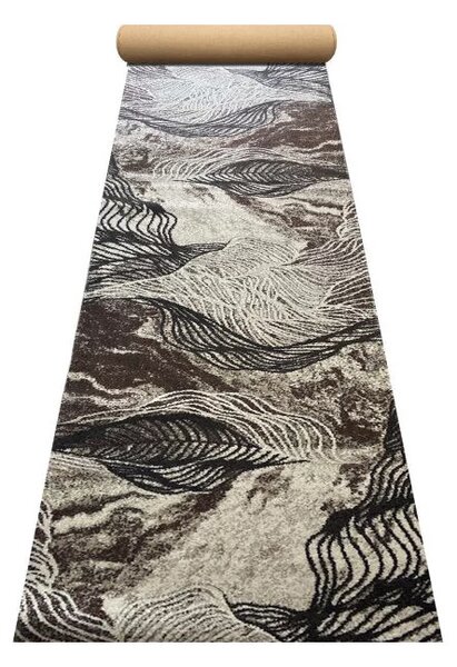 Traversa Phoenix design abstract maro-bej 5034-744 Selectează lătime: 060 X