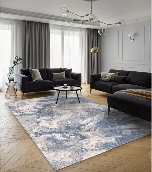 Covor lana Bavi Light Blue Selectează mărime: 120 X 180