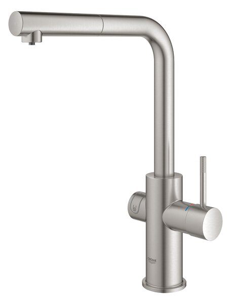 Grohe Blue baterie de bucatarie cu filtru pe picior SuperSteel 31539DC0