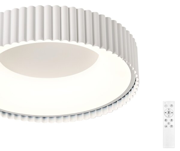 Brilagi - LED dimabil, plafonieră FALCON MODERN LED/30W/230V 40 cm alb + telecomandă