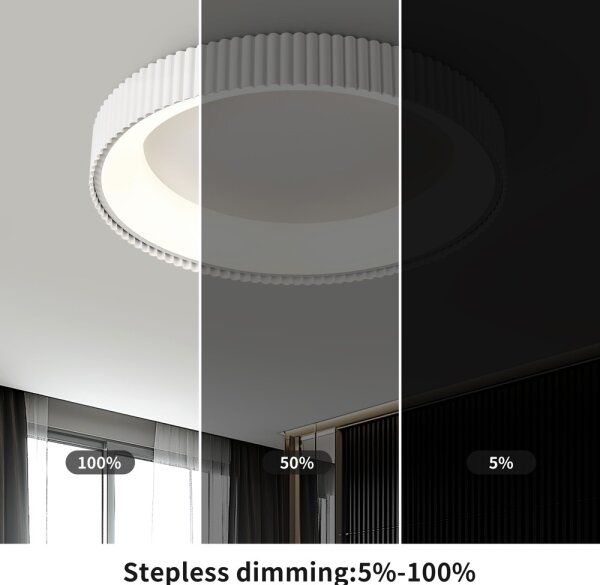 Brilagi - Lampă de tavan LED reglabilă FALCON MODERN LED/54W/230V 60 cm albă + telecomandă