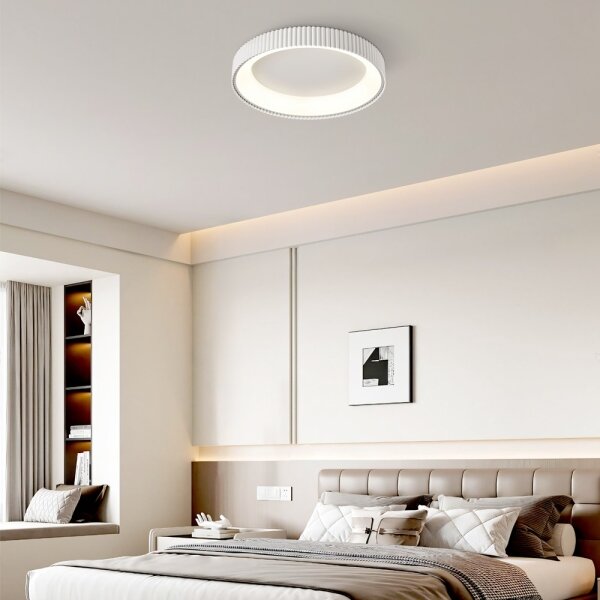 Brilagi - Lampă de tavan LED reglabilă FALCON MODERN LED/54W/230V 60 cm albă + telecomandă