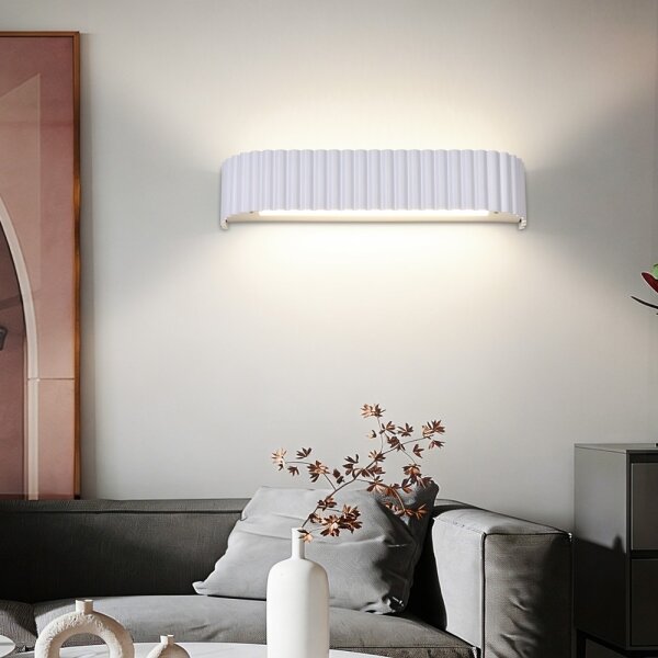 Brilagi - Aplica LED dimerizabilă FALCON MODERN LED/14W/230V 40 cm albă + telecomandă