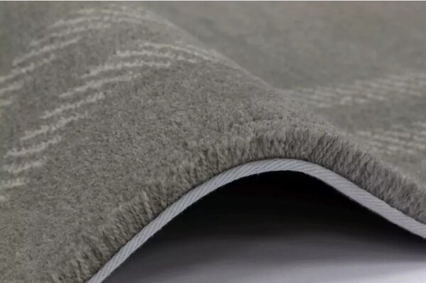 Covor Lana Grid Rim Anthracite Selectează mărime: 120 X 180