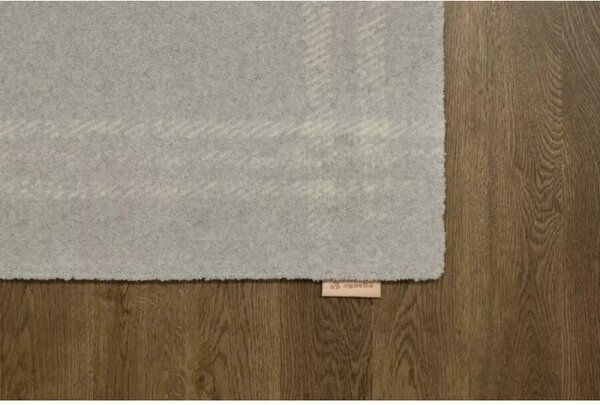 Covor Lana Grid Rim Bej Selectează mărime: 120 X 180
