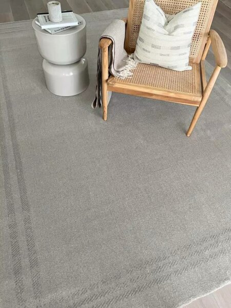 Covor Lana Grid Rim Gri Selectează mărime: 120 X 180