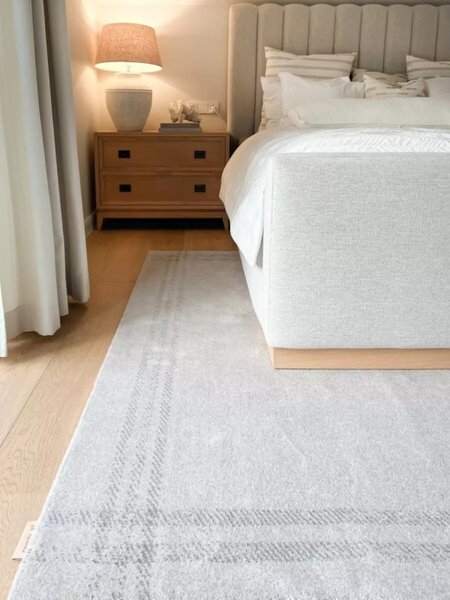 Covor Lana Grid Rim Sand Selectează mărime: 120 X 180