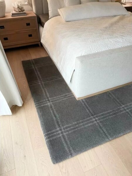 Covor Lana Grid Prime Anthracite Selectează mărime: 120 X 180