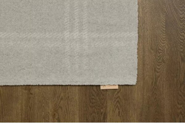 Covor Lana Grid Prime Bej Patrat Selectează mărime: 160 X 160