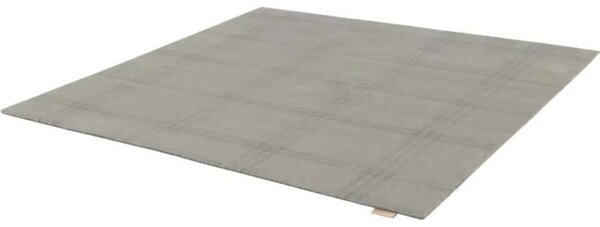 Covor Lana Grid Prime Gri Patrat Selectează mărime: 160 X 160