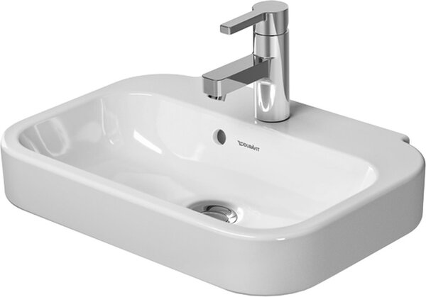 Duravit Happy D.2 lavoar 50x36 cm dreptunghiular clasică alb luciu 0709500000
