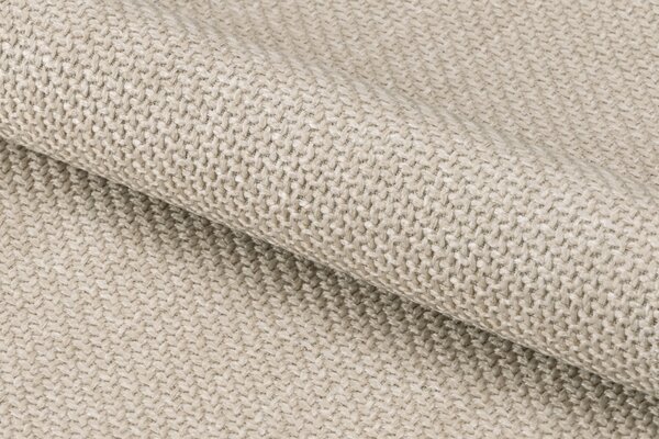 MAZZONI EXPORT CLARA Bej (material Basel 24)/picioare negre - SCAUN MODERN ADÂNC TAPIȚAT PENTRU SALON/LIVING/BIROU LOFT