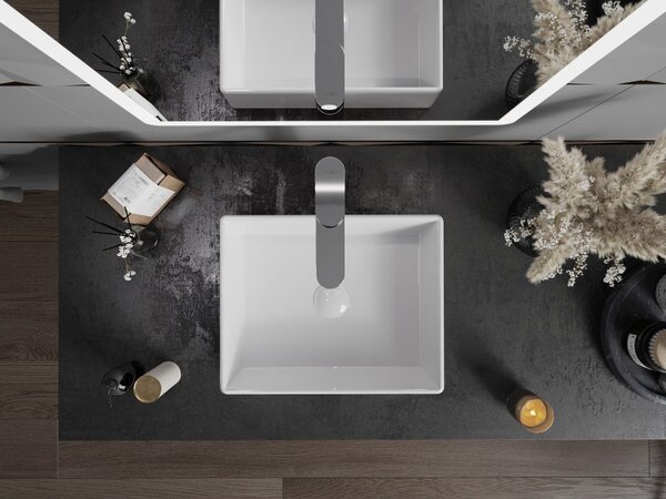 Mexen Goya lavoar pe blat 40 x 32 cm, alb - 22184000
