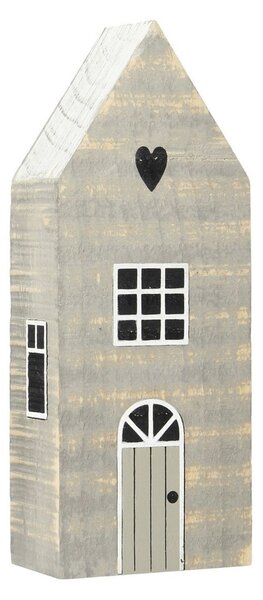 Casa de zăpadă decorare 19cm white grey