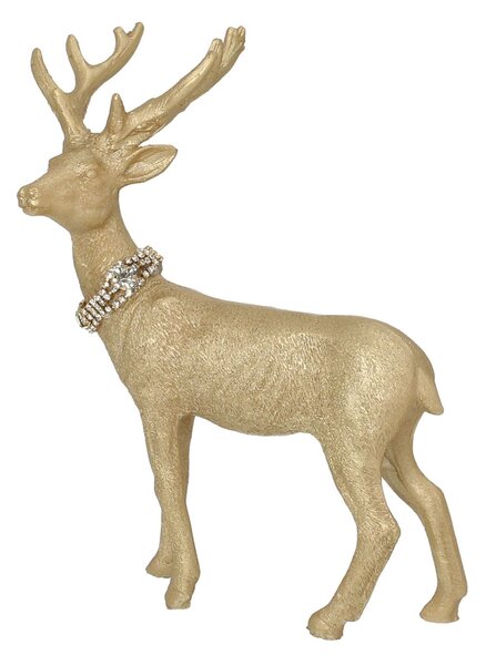 Figurină Deer Gold 18x8x23 cm