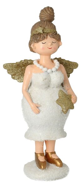 Figurină Angel Star 30 cm gold