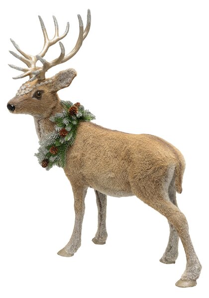 Figurină Winter Deer 60x35x77 cm